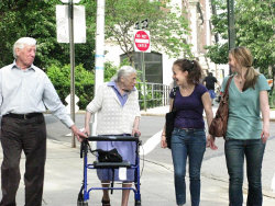 Morningside Villagers on a stroll.