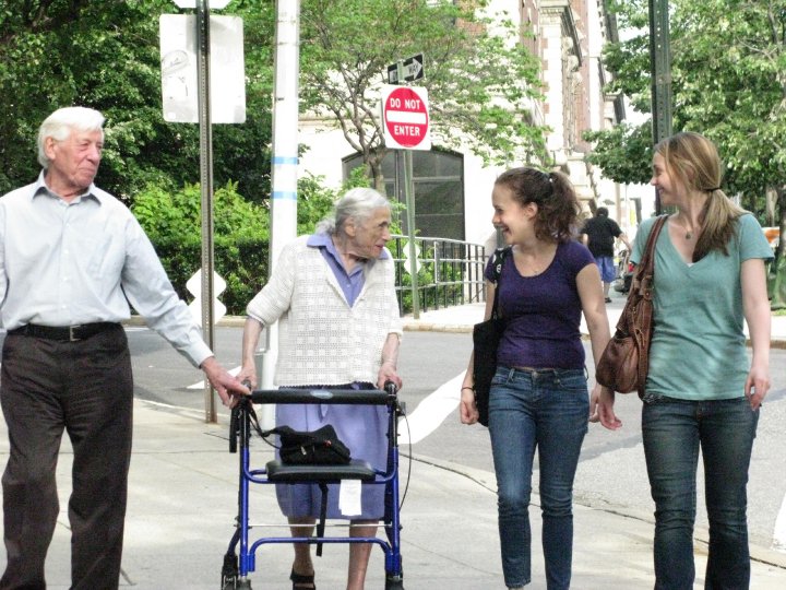 Morningside Villagers on a stroll.