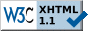 This LiLY&trade; web page validates as XHTML 1.1.